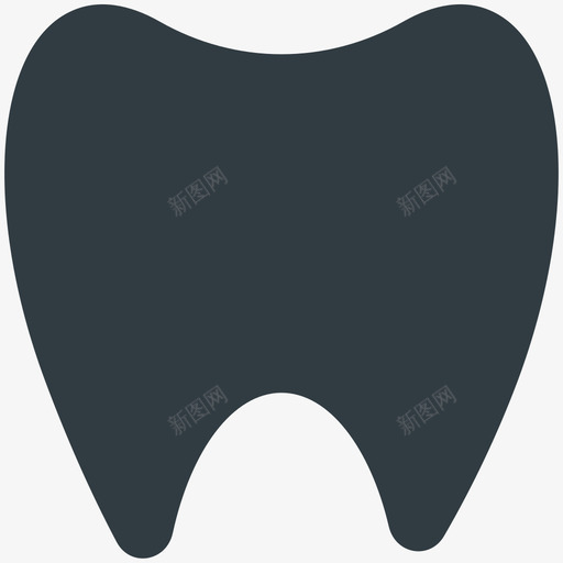 牙齿医学健康冷标图标svg_新图网 https://ixintu.com 医学健康冷矢量图标 牙齿