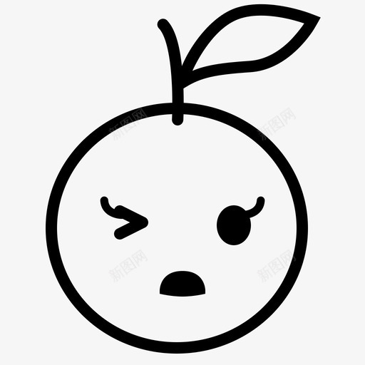 疼痛脸表情符号图标svg_新图网 https://ixintu.com 动作 化身 橙色 注意力 活动 疼痛 笑脸橙 脸 表情符号 迟钝