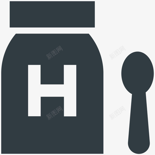 糖浆瓶医学健康酷载体图标svg_新图网 https://ixintu.com 医学健康酷载体图标 糖浆瓶