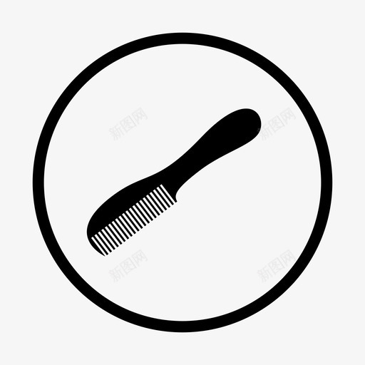 理发师家具照明和男士配件图标svg_新图网 https://ixintu.com 家具 照明和男士配件 理发师