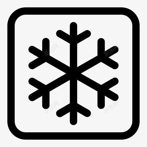 寒冷凉爽细雨图标svg_新图网 https://ixintu.com 低温 冰冻 凉爽 寒冷 纽扣 细雨 雨 雪 雪花