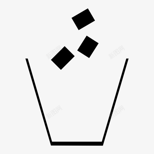 垃圾桶展示件移除图标svg_新图网 https://ixintu.com 删除 垃圾 垃圾桶 垃圾箱 对象 展示件 废物 材料 物品 移除 项目
