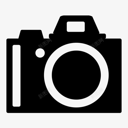 照相机微笑图标svg_新图网 https://ixintu.com 单反 图片 微笑 抓拍 捕捉 数码 旧 点击 照片 照相机