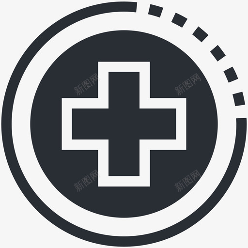 医疗十字医疗和健康图标svg_新图网 https://ixintu.com 医疗十字 医疗和健康图标