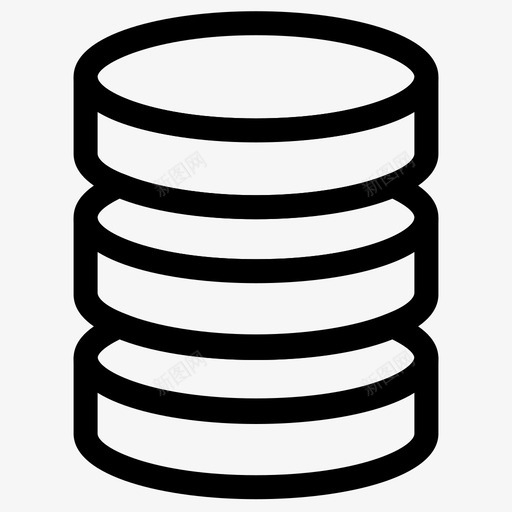 网络服务器通信计算机图标svg_新图网 https://ixintu.com 基础设施 数据 数据库 服务器连接 用户界面线图标 网络托管 网络服务器 计算机 通信