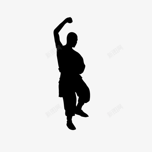 太极拳图标svg_新图网 https://ixintu.com 太极小人 太极拳 手绘