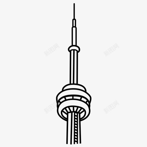 cntowertoronto已售出图标svg_新图网 https://ixintu.com bold cntower gold hold nope toronto 天线 已售出 建筑