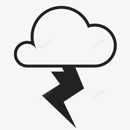 雷暴红色雷暴细雷暴图标svg_新图网 https://ixintu.com 井雷暴 光 天气 红色雷暴 细雷暴 雨 雷暴 鸟雷暴 黑雷暴
