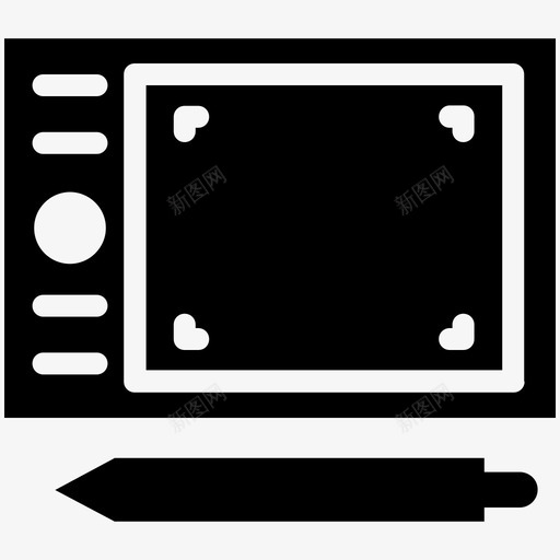 图形板技术笔板图标svg_新图网 https://ixintu.com 乐队 估算 免提 图形板 技术 数字化仪 数字绘图板 数字艺术板 电子商务 电子酷矢量图标 笔板