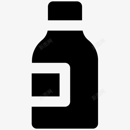 瓶子牛奶果汁图标svg_新图网 https://ixintu.com 容器 庆祝和派对大胆的固体图标 果汁 水壶 牛奶 瓶子 罐子 酒瓶 酒精 饮料瓶 香槟