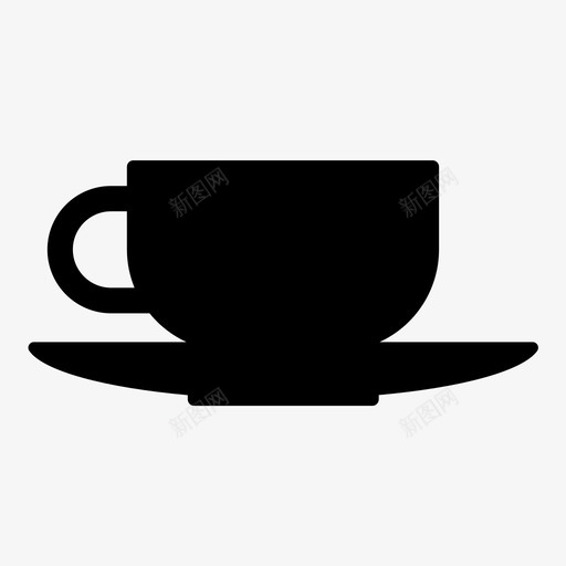 杯子和碟子不拿铁图标svg_新图网 https://ixintu.com hold 不 出售 加粗 卡布奇诺 咖啡 拿铁 杯子和碟子 浓缩咖啡 黄金