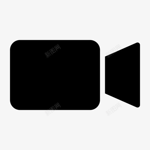 摄像机smoothfill设备图标svg_新图网 https://ixintu.com smoothfill设备 摄像机