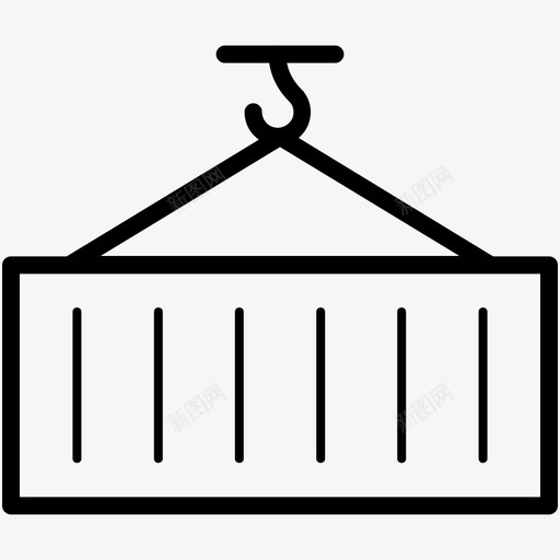猪仓库街道图标svg_新图网 https://ixintu.com 仓库 公路 动物 工业矢量线图标 海运 猪 航运 街道 送货 野生 集装箱 食草动物