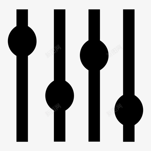 调谐眼压计均音系统图标svg_新图网 https://ixintu.com 均音系统 气质 眼压计 设置 调节 调谐 音乐声音 音频 音高管