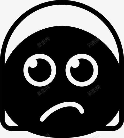 怀疑者传达者表情符号图标svg_新图网 https://ixintu.com 传达者 头 怀疑者 情绪 表情 表情符号