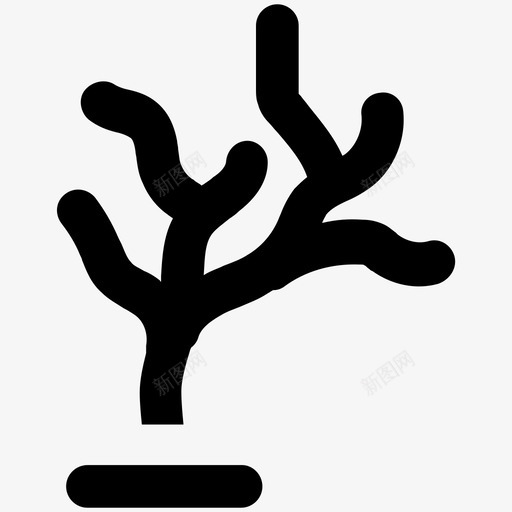 光秃秃的树大自然大胆的实体图标svg_新图网 https://ixintu.com 光秃秃的树 大自然大胆的实体图标