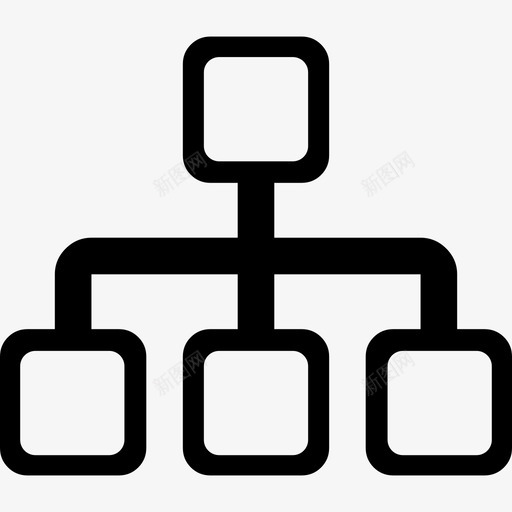 网络或层次结构图形界面coolicons图标svg_新图网 https://ixintu.com coolicons 界面 网络或层次结构图形