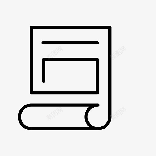 纸张阅读海报图标svg_新图网 https://ixintu.com 加上 数据 文档 新的 更多 海报 纸张 联合 转发 阅读