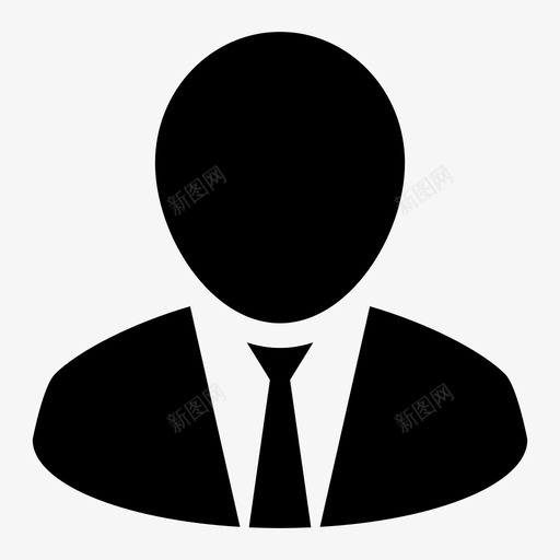 经理领带权力图标svg_新图网 https://ixintu.com 主管 员工 服装 权力 烦人 用户 经理 老板 领导 领带
