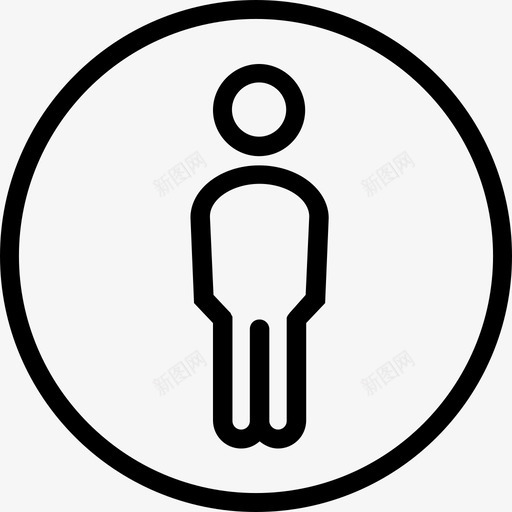 男性伤感粘液图标svg_新图网 https://ixintu.com 伤感 厕所 圆圈 时尚 服装 沿街 男孩 男性 粘液 绅士