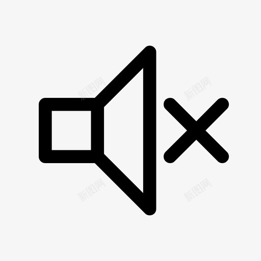 扬声器扬声器音量已售出图标svg_新图网 https://ixintu.com 不 保持 声音 已售出 扬声器 扬声器音量 无声音 粗体 金色 静音 音乐
