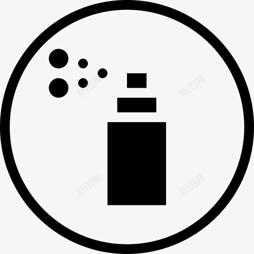 喷雾编辑器用户界面圆形固体卷2图标svg_新图网 https://ixintu.com 喷雾 编辑器用户界面圆形固体卷2