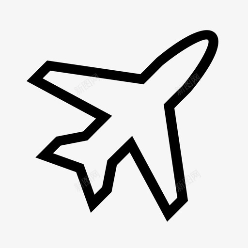 飞机出售不图标svg_新图网 https://ixintu.com 不 出售 大胆 持有 旅行 飞机 飞行 黄金