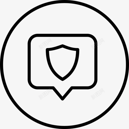 保护位置位置和插销圆线图标svg_新图网 https://ixintu.com 位置和插销圆线 保护位置