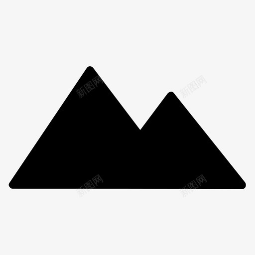 山图像互联网图标svg_新图网 https://ixintu.com 互联网 图像 山 悸动 振荡 无线 照片 脉冲 附件图像景观