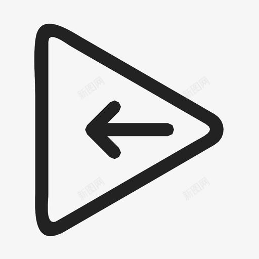 左箭头箭头左前反向过去图标svg_新图网 https://ixintu.com 左箭头 箭头左前反向过去