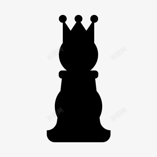 皇后出售不图标svg_新图网 https://ixintu.com 不 出售 大胆 拉尼 持有 棋子 游戏 皇后 黄金