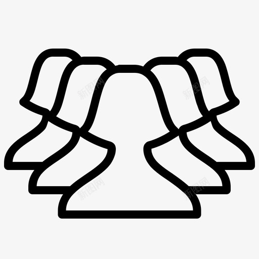 女性力量信息图表元素第二卷图标svg_新图网 https://ixintu.com 信息图表元素第二卷 女性力量