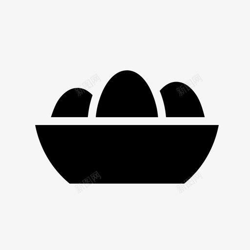彩蛋队形食物图标svg_新图网 https://ixintu.com 复活节 复活节雕文 彩蛋 杰作 沿途 清洁 碗 衣服 装饰 队形 食物