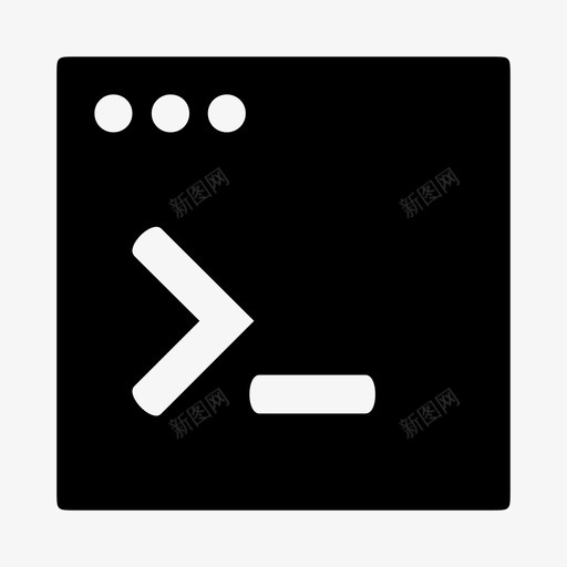 应用终端使用站图标svg_新图网 https://ixintu.com 使用 应用程序 应用终端 控制台 提示 点 窗口 站 访问