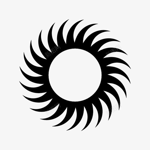 阳光明亮图案图标svg_新图网 https://ixintu.com 图案 圆形 徽标 明亮 星形 标记 闪亮 阳光
