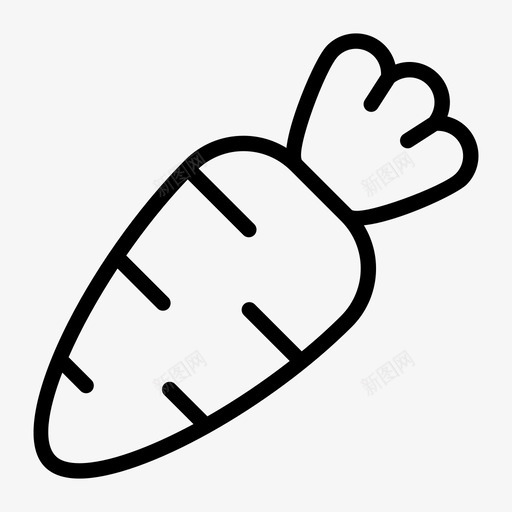 胡萝卜兔子吃图标svg_新图网 https://ixintu.com 健康食品 兔子 吃 根菜 橘子 维生素a 胡萝卜 药线 蔬菜 视力