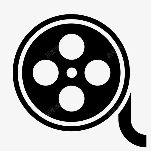 胶片带视频磁带图标svg_新图网 https://ixintu.com 卷盘 幻灯片 底片 录制的视频 电影院 磁带 胶片带 视频 视频存储器