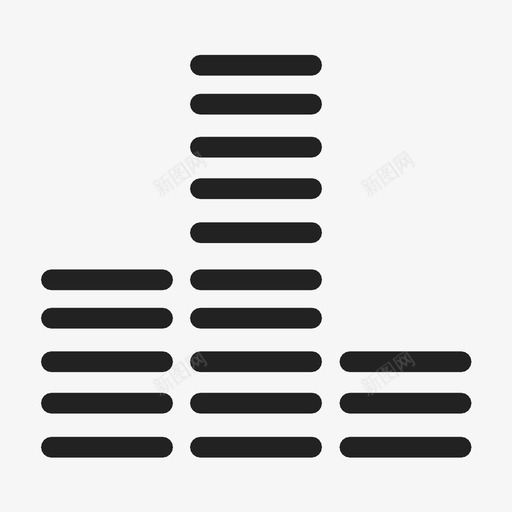 均衡器音频低音图标svg_新图网 https://ixintu.com 低音 图形 均衡器 声音 音乐 音量 音频