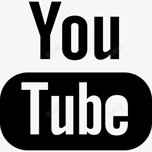 Youtube徽标基本配置图标svg_新图网 https://ixintu.com Youtube徽标 基本配置