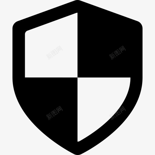 盾牌箱子数据图标svg_新图网 https://ixintu.com 保险箱 数据 盾牌 箱子