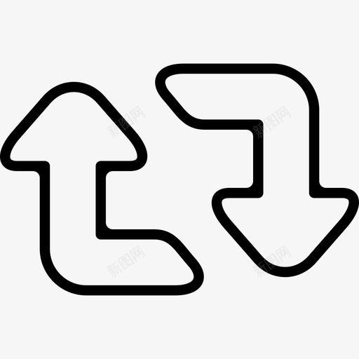箭头耦合接口符号电话集图标svg_新图网 https://ixintu.com 电话集 箭头耦合接口符号
