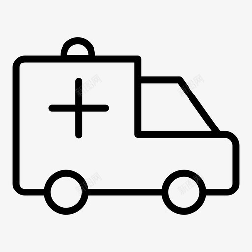 救护车急救车独轮手推车图标svg_新图网 https://ixintu.com ui视网膜套件 医疗 医院车辆 急救车 救护车 汽车 独轮手推车 肉类车 药品 雪橇