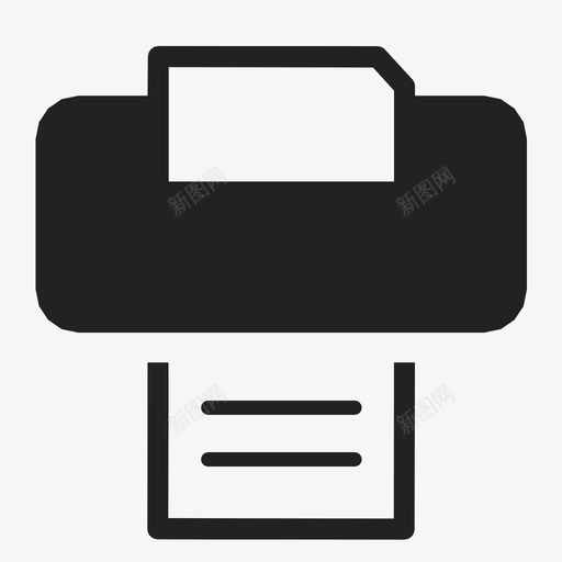 打印机印刷纸张图标svg_新图网 https://ixintu.com 印刷 印花 增补剂 打印机 文件 服装 精致 纸张 胶粘物
