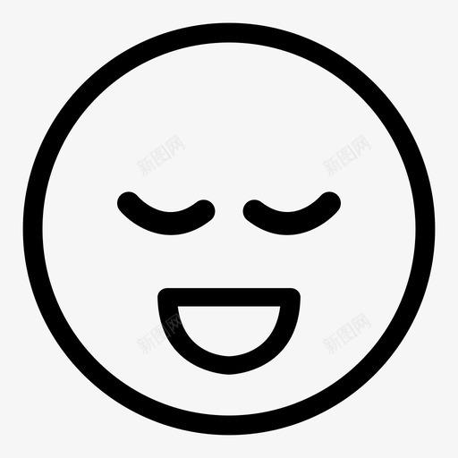 笑表情意象图标svg_新图网 https://ixintu.com 微笑 惠蒂 意象 笑 笑脸 表情