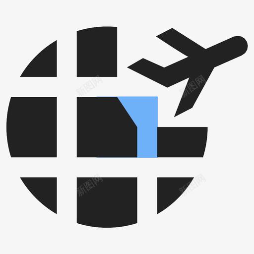 世界旅游旅游海洋图标svg_新图网 https://ixintu.com 世界旅游 城市 旅游 海洋 环球 目的地 移动 飞行
