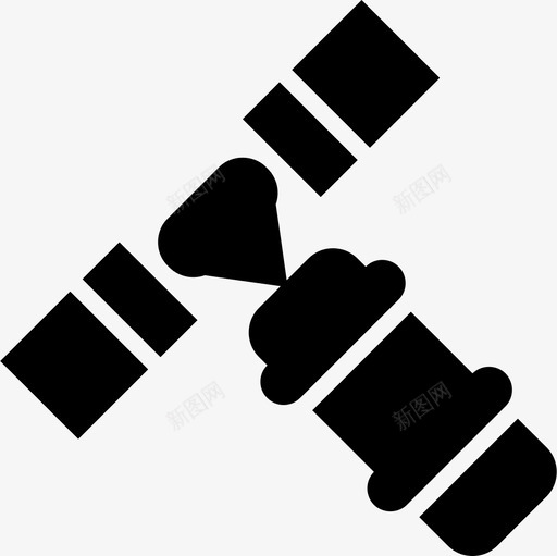 卫星工具和器具空间图标svg_新图网 https://ixintu.com 卫星 工具和器具 空间图标