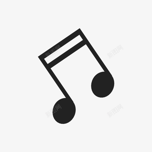 音符交响乐声音图标svg_新图网 https://ixintu.com 交响乐 和声 声音 旋律 歌曲 歌词 音符 音调