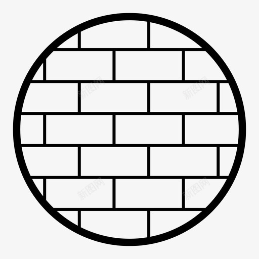 砖墙纹理图标svg_新图网 https://ixintu.com 墙 振荡 无线 砌砖 砌砖工 砖 纹理 缺陷 脉冲 跳动