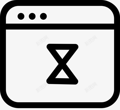 重新加载窗口图标svg_新图网 https://ixintu.com 窗口 重新加载