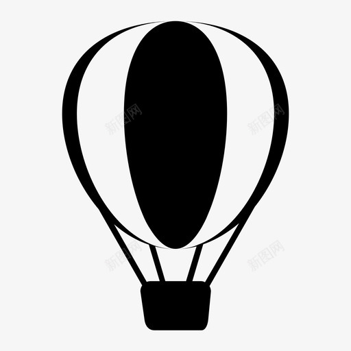 热气球出售不图标svg_新图网 https://ixintu.com 上升 不 冒险 出售 大胆 持有 旅行 热气球 自由 飞行 黄金
